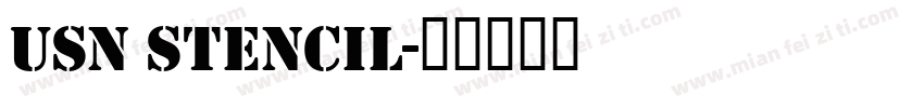 USN Stencil字体转换